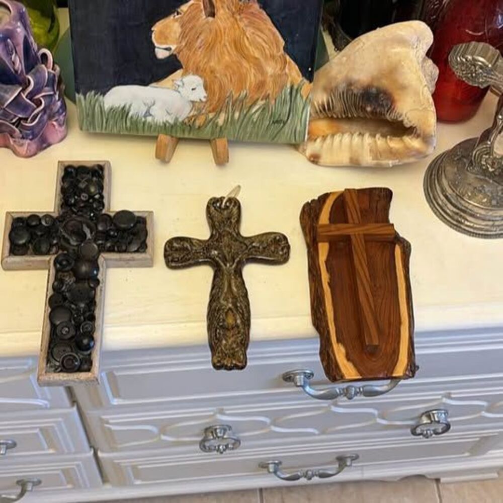 Set of 3 Decorative Wall Crosses